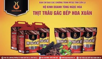 Đặc sản thịt trâu gác bếp Sơn La
